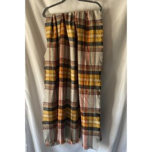 Plaid Blanket Scarf